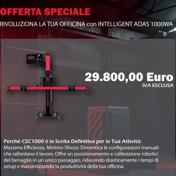 Intelligent ADAS 1000WA - Rivoluziona la Tua Officina